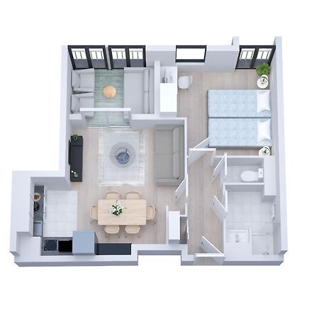 L'Eden - T2 Neuf Avec Loggia Et Parking Prive - Proche Rer A & Disneyland 쉐시 외부 사진