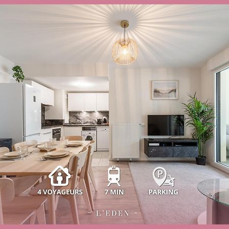 L'Eden - T2 Neuf Avec Loggia Et Parking Prive - Proche Rer A & Disneyland 쉐시 외부 사진