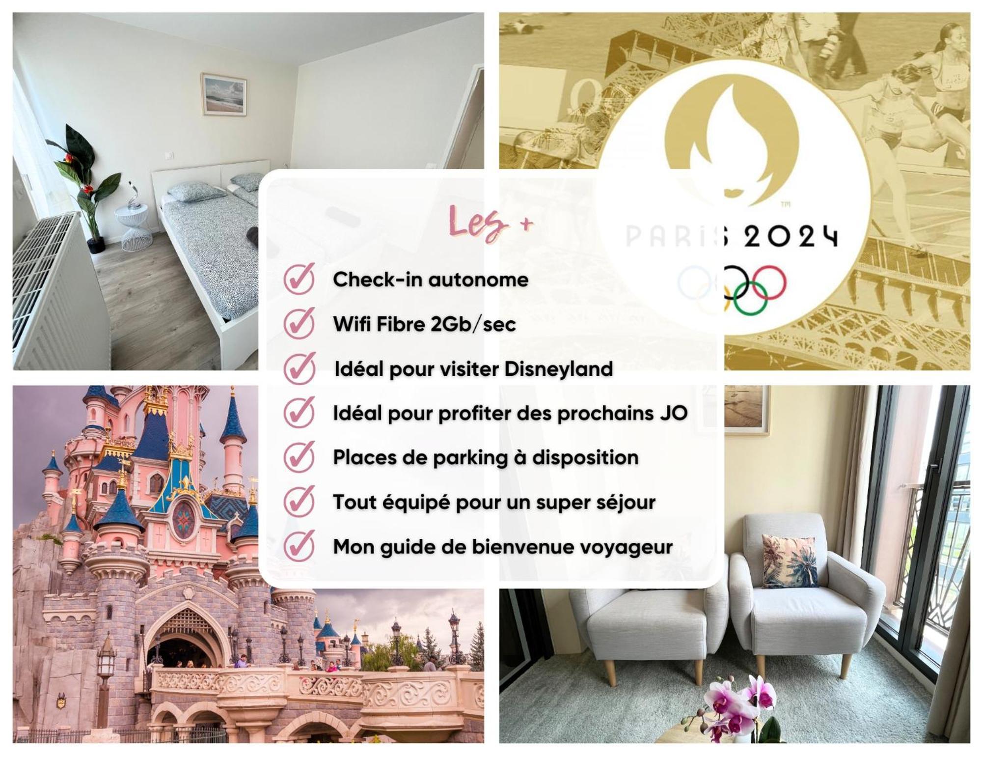 L'Eden - T2 Neuf Avec Loggia Et Parking Prive - Proche Rer A & Disneyland 쉐시 외부 사진